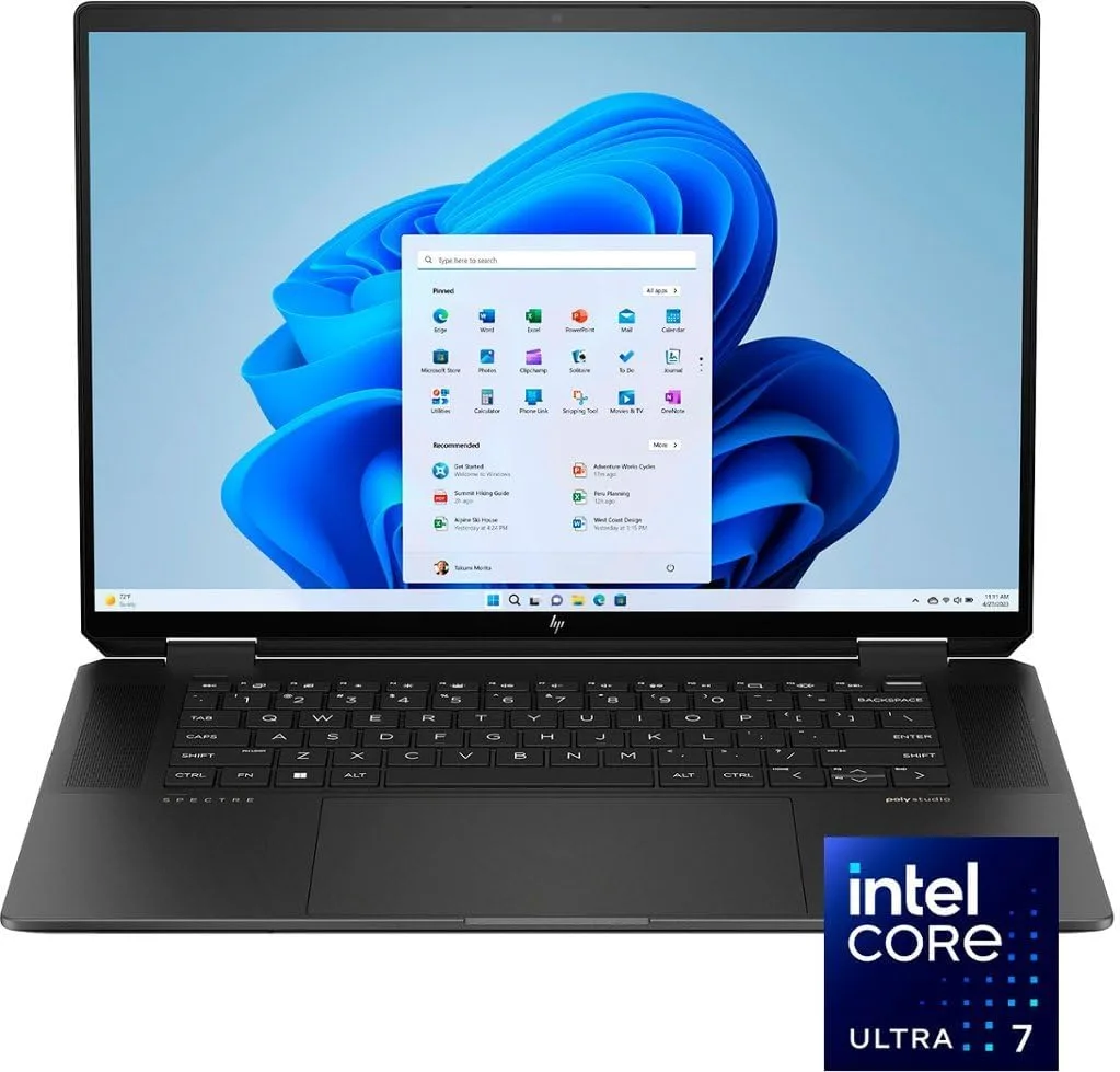 HP Spectre x360 16 – Intel Core Ultra 7 155H (32GB RAM / 2TB SSD / RTX 4050 6GB) Convertible Laptop
