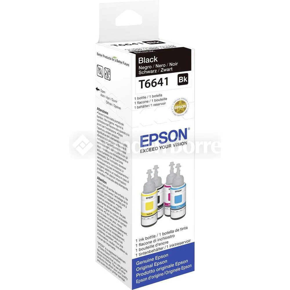 Epson T664 Black Ink Bottle (70ml)