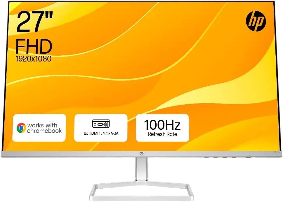 HP 527SW 27" 100Hz Full HD IPS Display | Ultra-Slim Design | Eye Comfort | 100Hz Refresh Rate