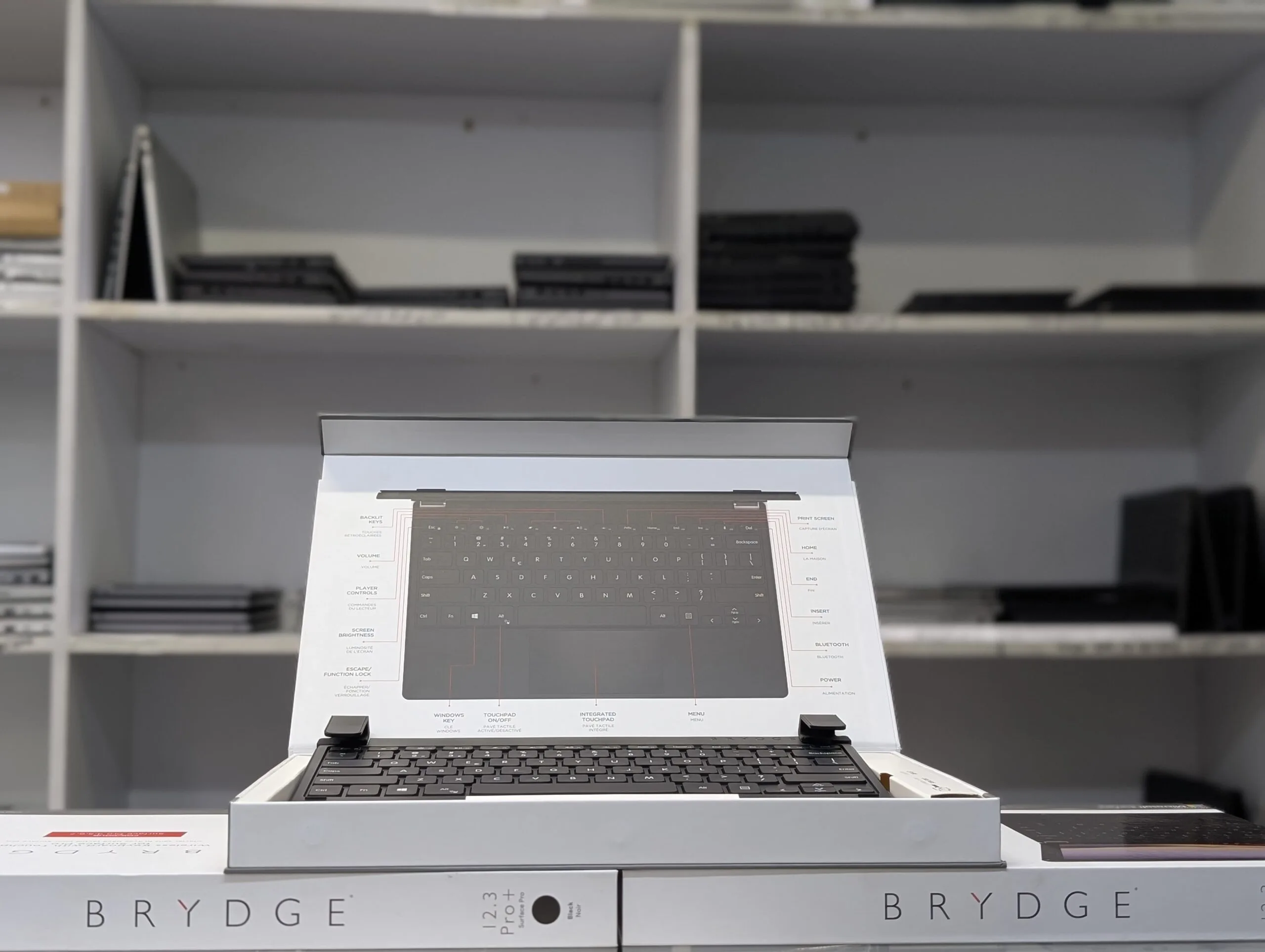 Brydge 12.3 Pro+ Wireless Keyboard with Touchpad for Microsoft Surface Pro 4/5/6/7