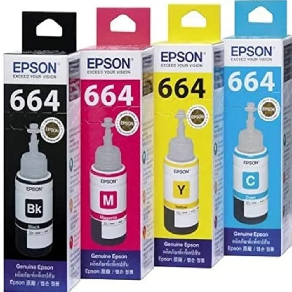Epson T664 Black Ink Bottle (70ml)