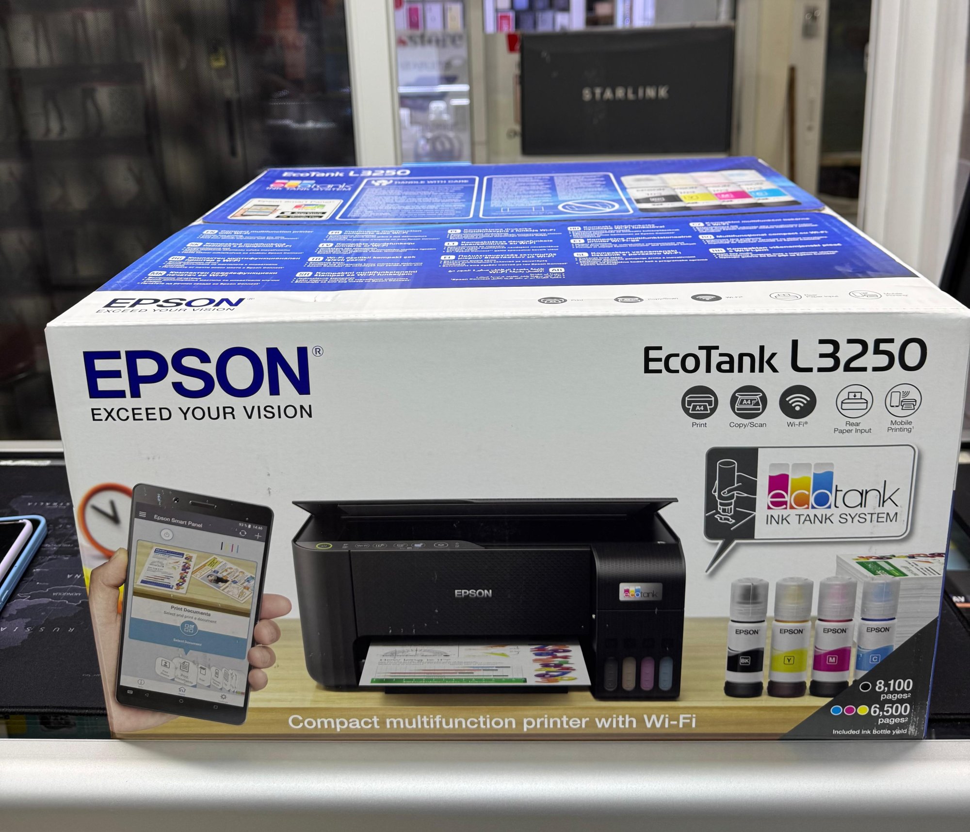 # Epson EcoTank L3250 Wi\-Fi All\-in\-One Printer