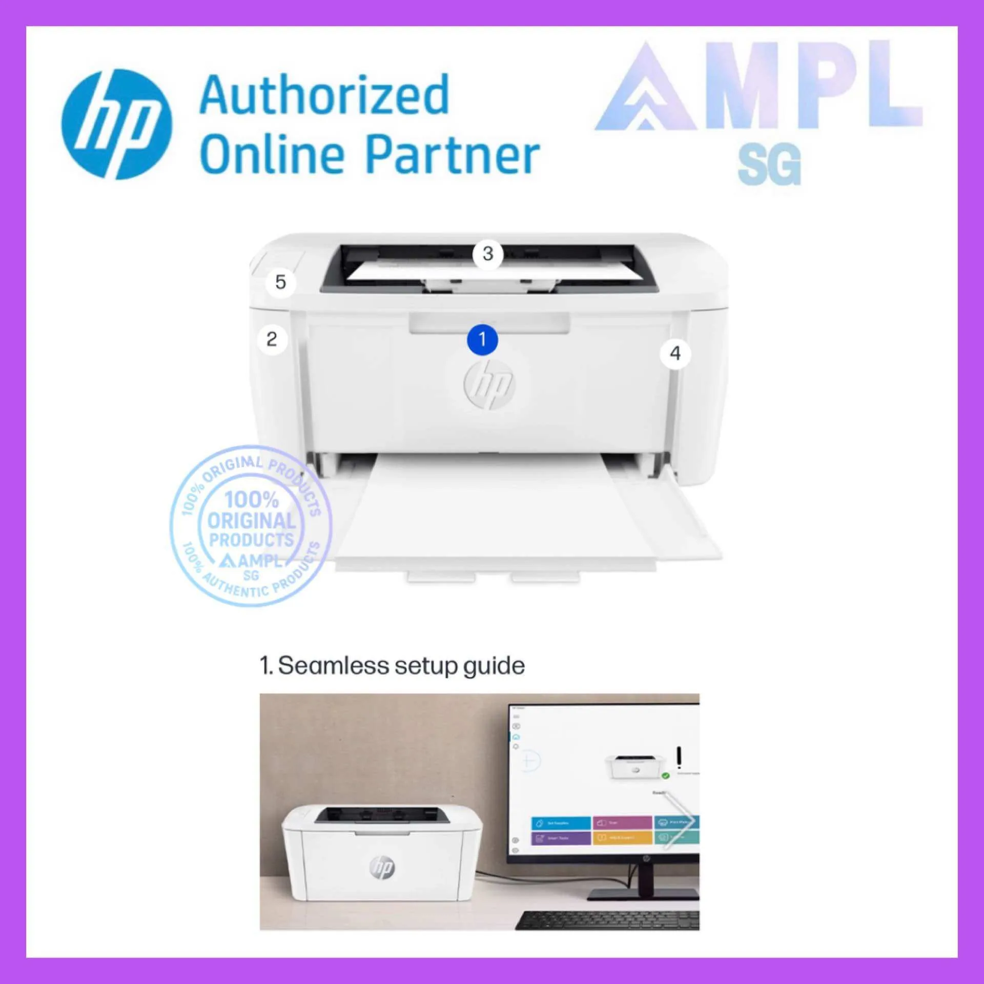 HP LaserJet M111w Printer