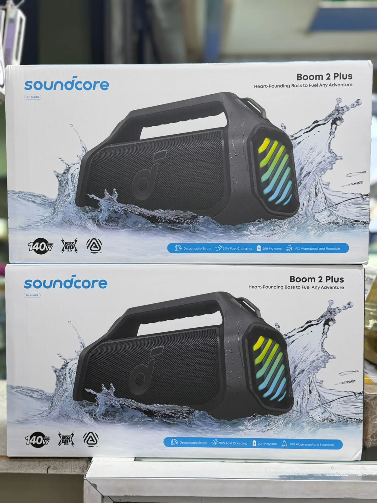 Soundcore Boom 2 Plus – 140W Portable Bluetooth Speaker | IPX7 Waterproof