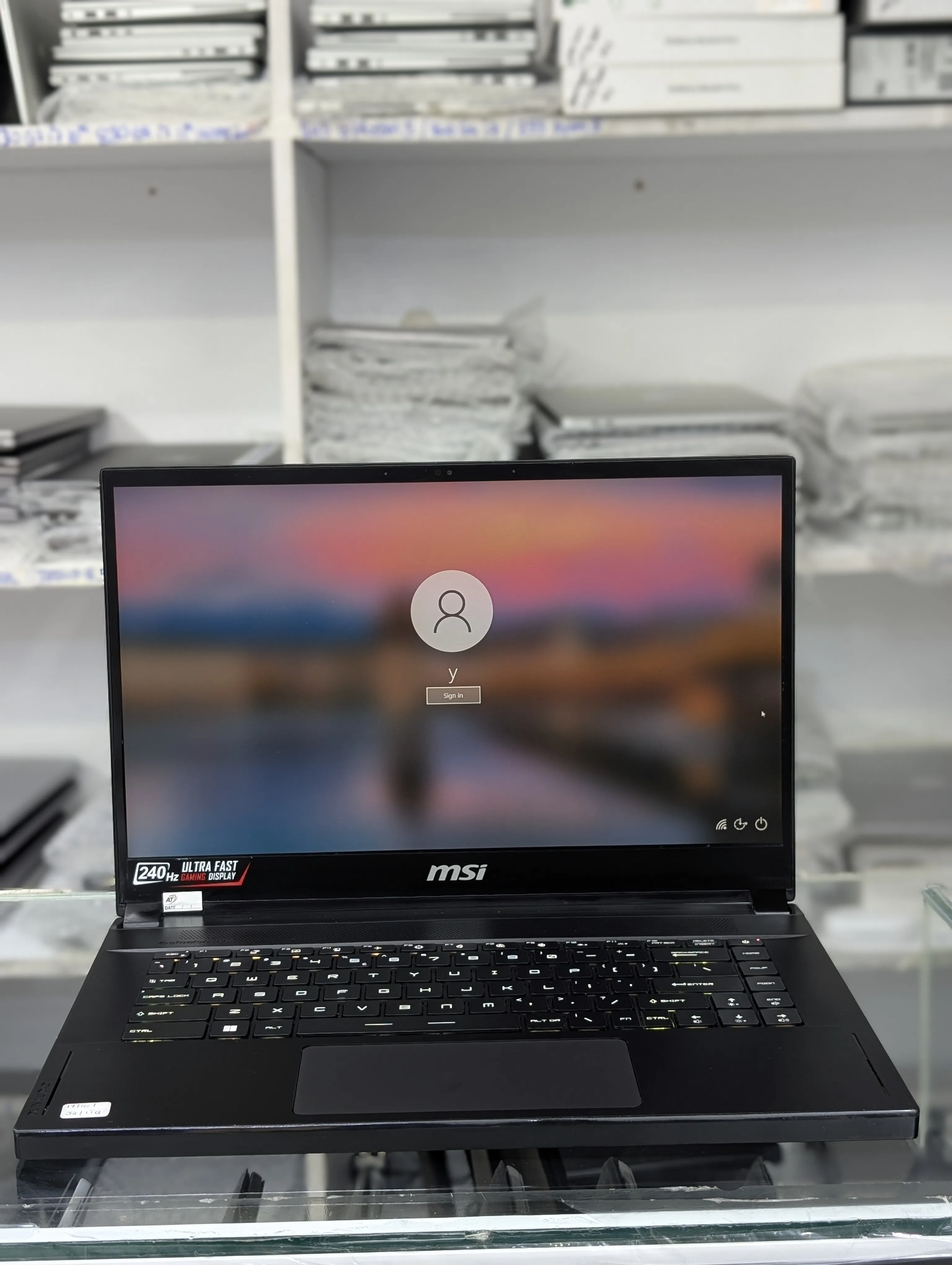 MSI Stealth GS65 9th gen i7 16gb 512ssd RTX 2070 8GB