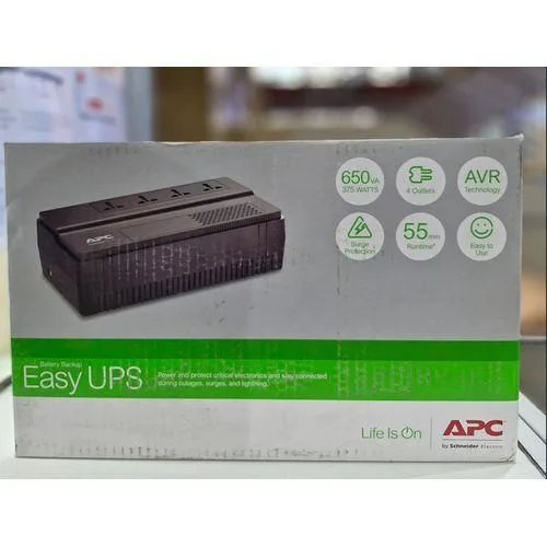 APC Backup UPS 650VA, 230V, AVR, Universal Sockets BV650I-MSX