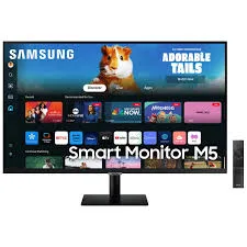 Samsung Smart Monitor M5 27 Inch Full HD Smart Display S27DM500EM WiFi Built-In Apps