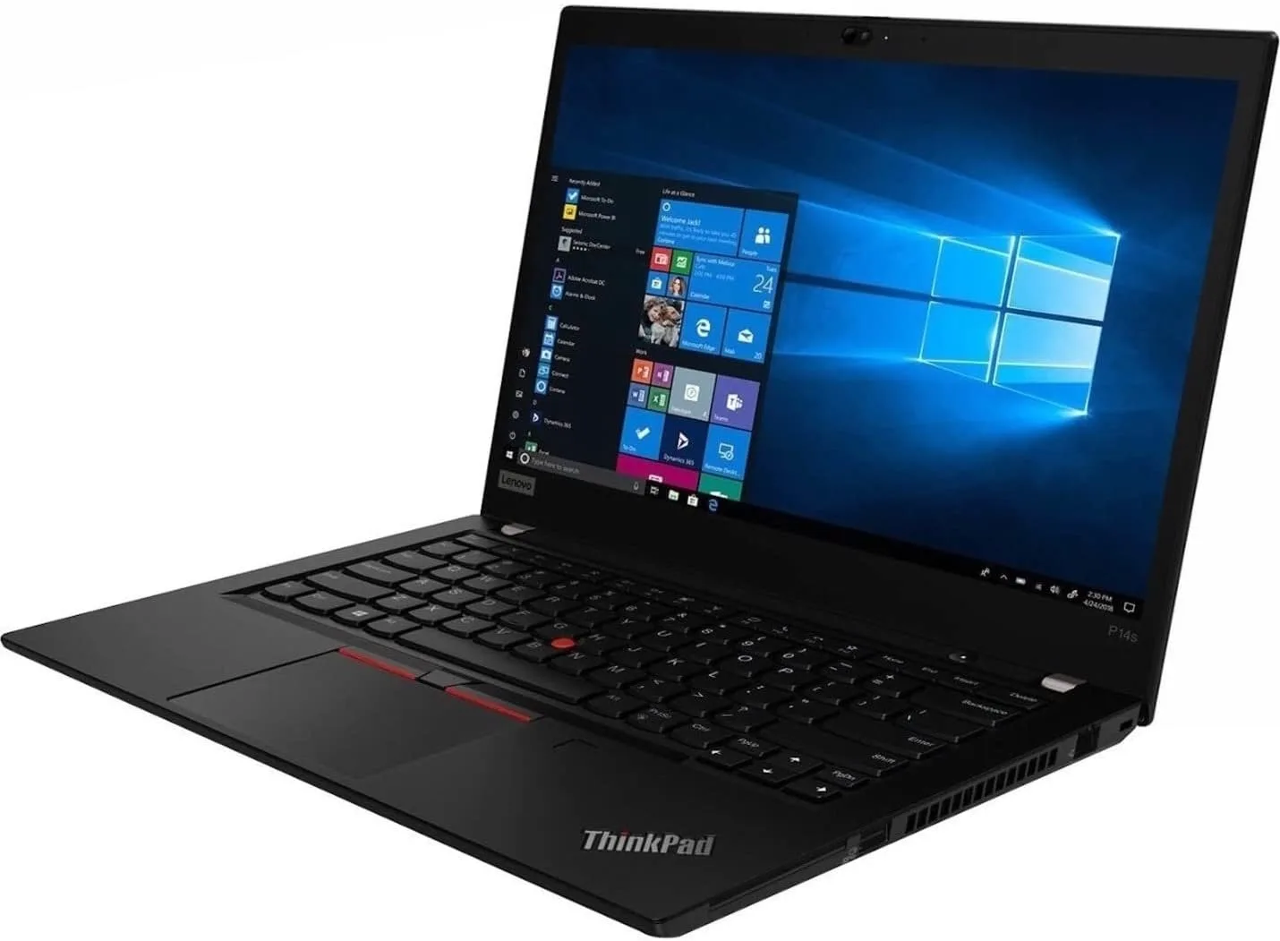 Lenovo ThinkPad P14s – Intel Core i7, 16GB RAM, 256GB SSD.