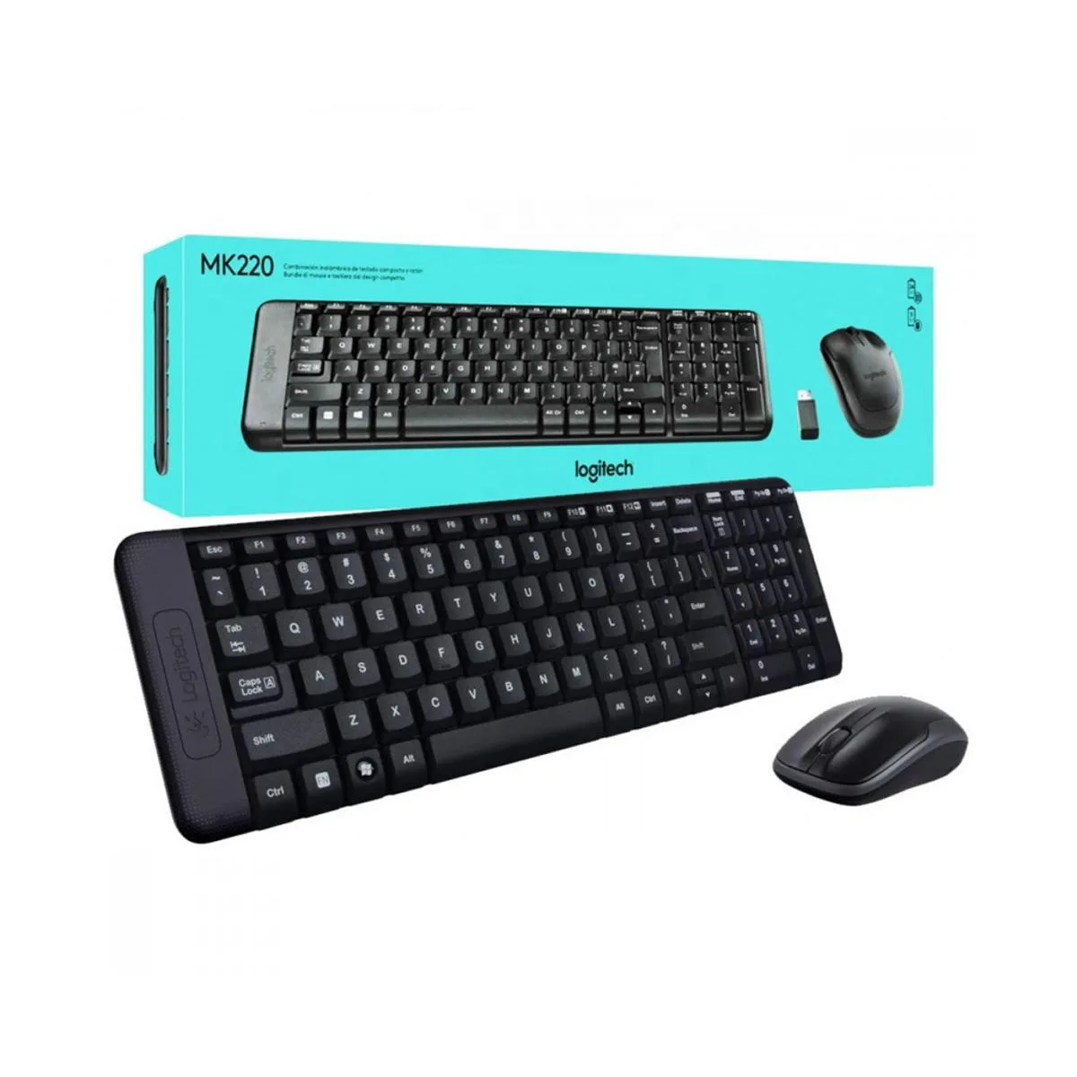 Logitech MK220 Wireless Keyboard & Mouse Combo