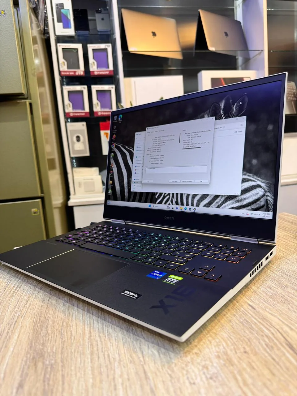 HP Omen X16 White Core i7-11800H 32GB RAM 1TB SSD RTX 3070 8GB Gaming Laptop