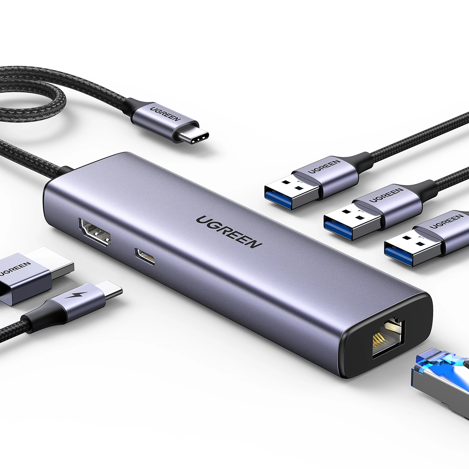 UGREEN 6 in 1 Multifunction Adapter