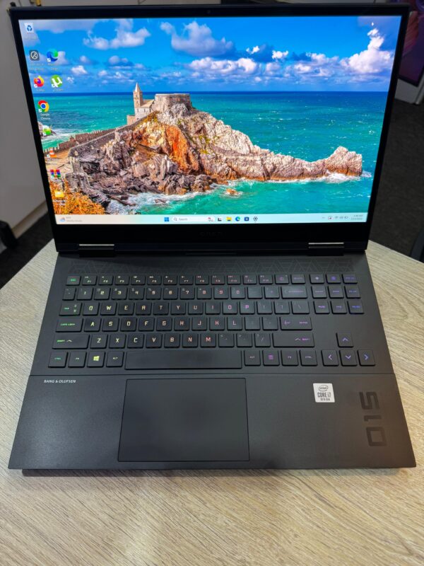 HP Omen 15 – Intel Core i7 10th Gen · 32GB RAM · 2TB SSD – RTX 2070 8GB · 4K Display · RGB Backlit Keyboard