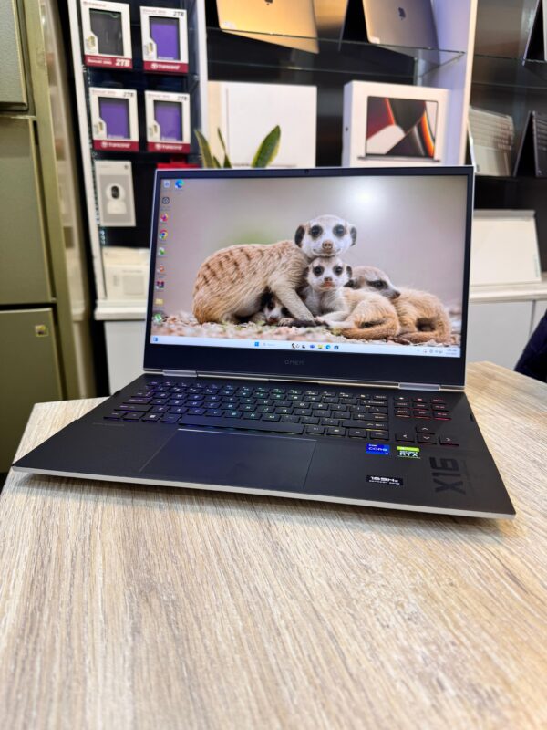 HP Omen X 16″ – Intel Core i7 11th Gen · 16GB RAM · 1TB SSD – RTX 3070 8GB · 2K 165Hz Display · RGB Per-Key Keyboard