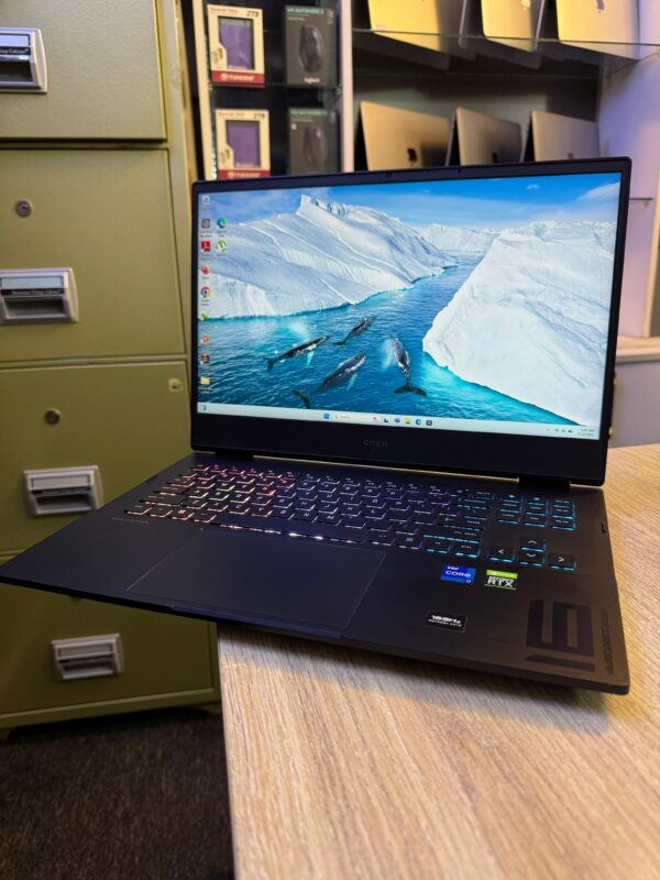 HP Omen 16″ – Intel Core i7 12th Gen · 16GB RAM · 1TB SSD · RTX 3060 6GB · 2K QHD 165Hz · RGB Keyboard