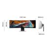 Samsung 49″ Odyssey OLED G9 (G93SC) – 5K Curved Gaming Monitor (240Hz, DQHD, OLED)