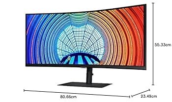Samsung 34-Inch UltraWide Curved Monitor – 3440 x 1440 WQHD
