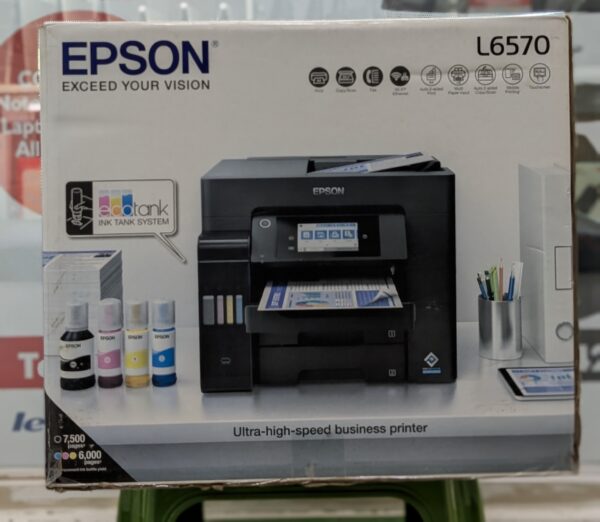 Epson EcoTank L6570 | A4 All-in-One Printer | Wi-Fi | Scanner | Copier | Fax | Ultra-High-Speed 