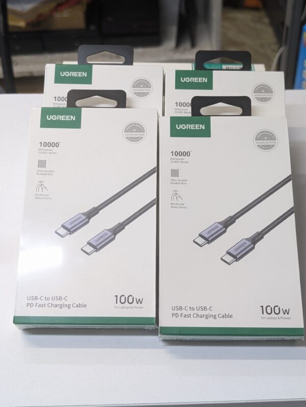 UGREEN USB-C to USB-C PD Fast Charging Cable 100W (1m, Braided, US316)