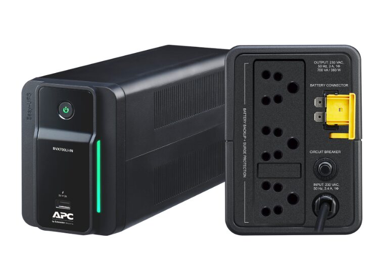 APC Back-UPS 700VA Universal Sockets BVX700LUI-MS
