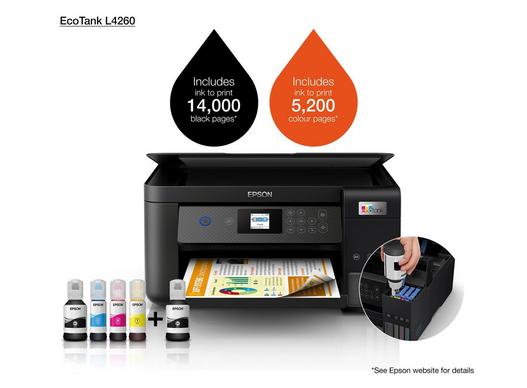Epson EcoTank L4260 | 3-in-1 Printer | WiFi + Duplex Printing